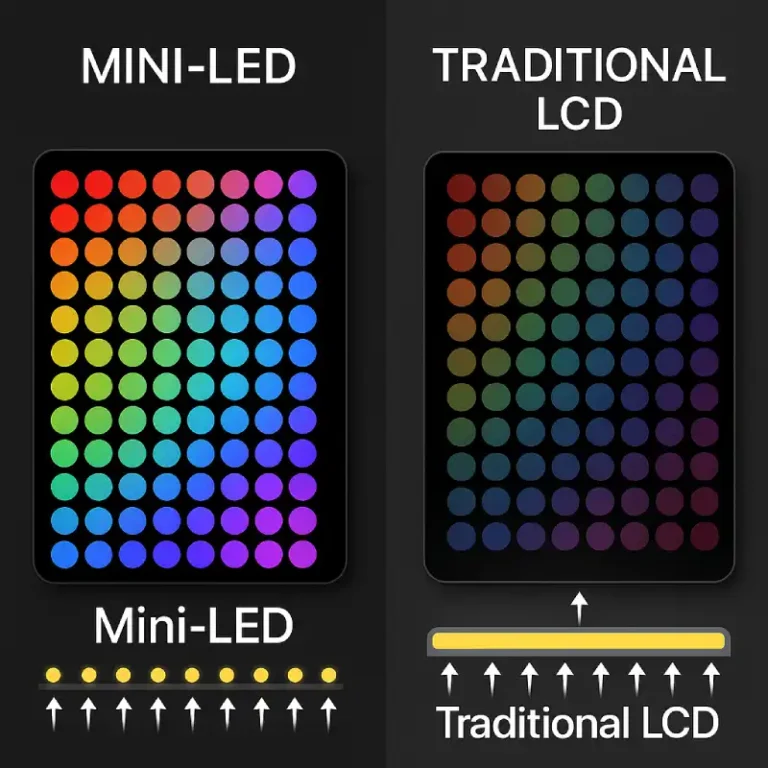 Apple’s Mini-LED vs Traditional LCD 