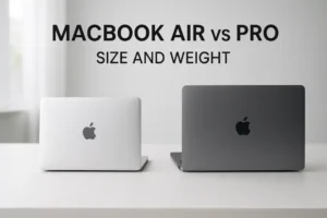 MacBook Air vs Pro Size and Weight