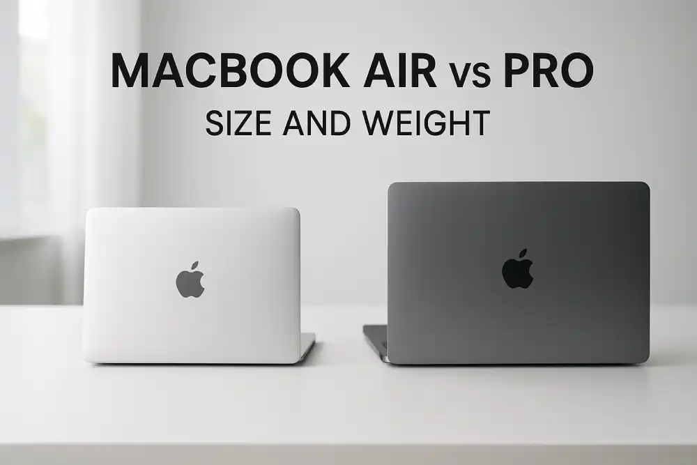 MacBook Air vs Pro Size and Weight