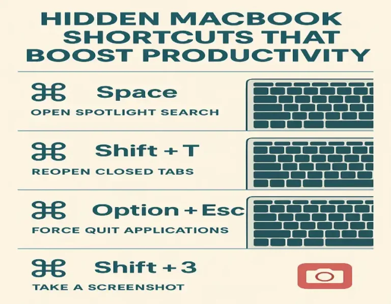 Hidden MacBook Shortcuts That Boost Productivity